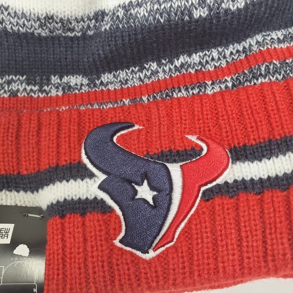 NEW 2021 NFL NEW ERA ON FIELD SIDELINE POM BEANIE - Houston Texans - Picture 2 of 4